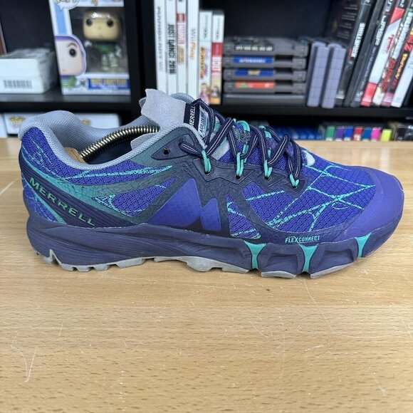 Merrell Agility Peak Women’s Size 10 Purple Flex Trail Running Shoes J37712 - Picture 4 of 6